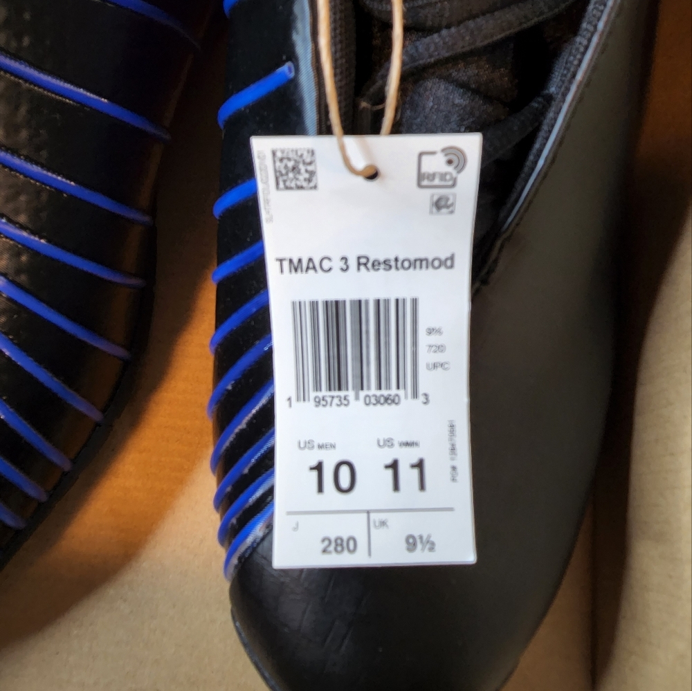 Adidas TMac 3 Restomod sz 10 New Basketball McGrady - Picture 3 of 12